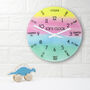 I Can Tell The Time! Personalised Wall Clock, thumbnail 8 of 10