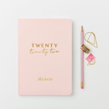 Personalised Twenty Twenty Two 2022 Weekly Diary, 2 of 8