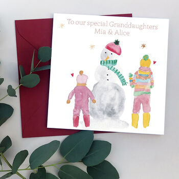 Personalised Son Daughter God Children Christmas Card, 5 of 5