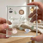 Personalised Jungle New Baby Christening And Nursery Crystal Token, thumbnail 2 of 7
