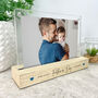 Personalised 'Our First…' Wooden Base 6x4' Photo Frame, thumbnail 1 of 11