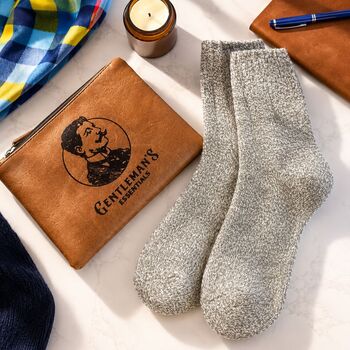 Men's Birthday Gift Box With Wash Bag, Socks And Skincare Gift Set For Him, 4 of 10