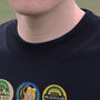 Celtic Football Beer Mats Oversized T Shirt, thumbnail 7 of 10