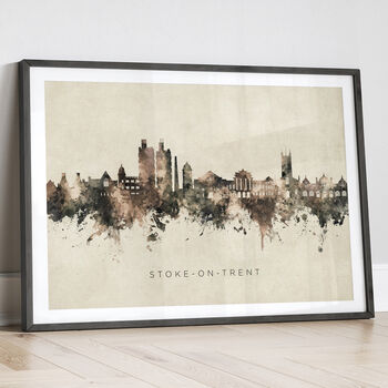 Stoke On Trent Skyline Cityscape Art Print, 12 of 12