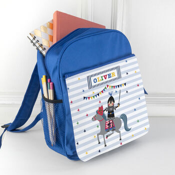 Personalised Children's Noble Knight Rucksack, 7 of 10