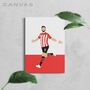 Shane Long Southampton Football Canvas, thumbnail 1 of 2