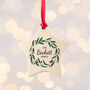 Personalised Family Wreath Christmas Decoration, thumbnail 5 of 12