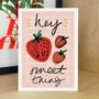 Hey Sweet Thing Strawberry Card, thumbnail 1 of 3