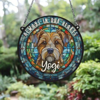 Border Terrier Memorial Suncatcher, 5 of 6