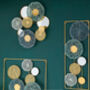 Metal Wall Art ‘Flower Collection’, Five Pieces, thumbnail 2 of 4