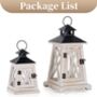 Small And Large Candle Holder Decorative Lantern, thumbnail 7 of 9