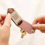 Personalised Leather Photo Keyring Gift For Her, thumbnail 7 of 9