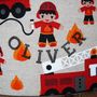 Child's Fire Engine Lampshade, thumbnail 3 of 9