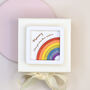 Miniature Rainbow Wall Art Mother's Day Gift, thumbnail 1 of 2