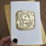 Handmade Personalised Gold Pisces Birthday Card, thumbnail 1 of 4