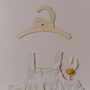 Personalised Childrens Coat Hanger With Dog Design, thumbnail 2 of 6