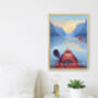 Go Kayaking Travel Poster Art Print, thumbnail 3 of 8