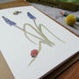 Ladybird And Muscari Any Occasion Greetings Card, thumbnail 4 of 5