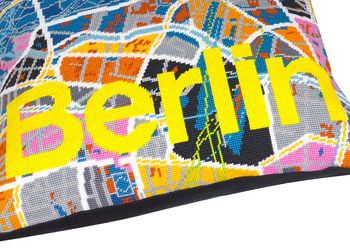 Berlin City Map Tapestry Kit, 3 of 4
