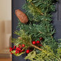 Extra Large Festive Reindeer Wreath, thumbnail 5 of 5