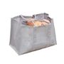 Personalised Grey Jute Log Bag, thumbnail 2 of 5