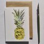 Pineapple Greeting Card, thumbnail 1 of 2
