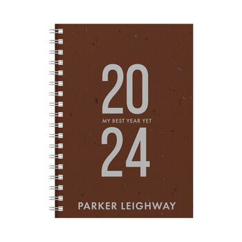 Personalised 2024 Combined Diary And Notebook, 7 of 11