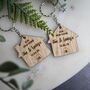 Personalised New Home Keyring Keepsake – Custom “Home Sweet Home” And First Home Designs, thumbnail 1 of 5
