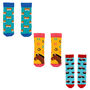 Squelch Transparent Wellies And Three Sock Set Fox, thumbnail 4 of 7