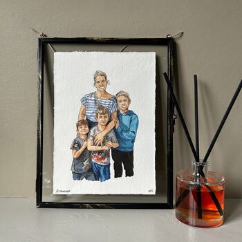 Personalised Family Portrait, 2 of 12