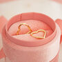 Heart Huggie Earrings, thumbnail 2 of 4