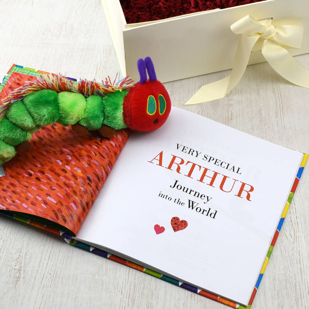 Personalised Hungry Caterpillar Book And Toy Gift Set By Jonny's Sister