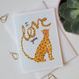 Leopard Love Valentine's Day Card, thumbnail 4 of 6