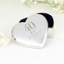 Personalised 40th Birthday Heart Trinket Box, thumbnail 1 of 2