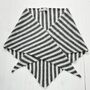 Lambswool Knitted Striped Triangle Scarf, thumbnail 6 of 6