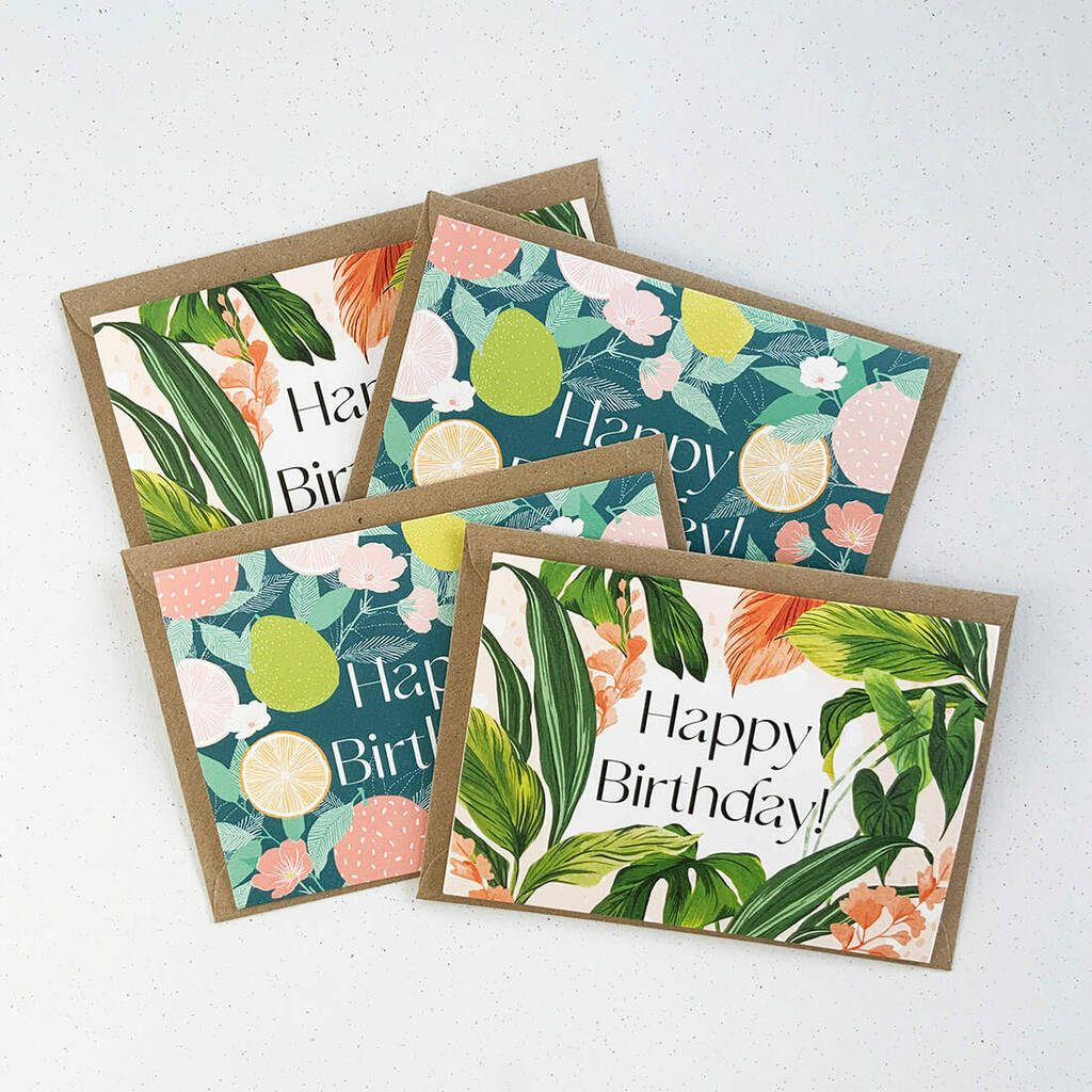 Set Of Four Birthday Cards, 1 of 6