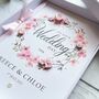Personalised Wedding Card: Cherry Blossom Design, thumbnail 4 of 11