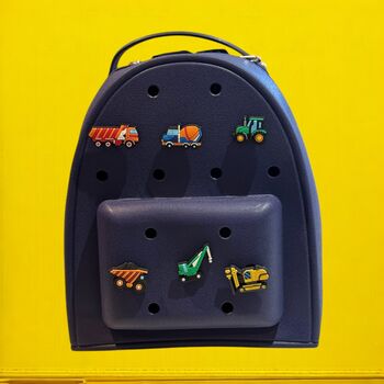 All Half Price! Fun Croc Backpacks, Name Initial Charm, 2 of 12