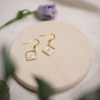 Forget Me Not Minimalist Silver Or Gold Earrings, 6 of 12