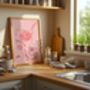 Pasta Print Art Poster Foodie Fun Gift Dopamine Decor, thumbnail 6 of 6