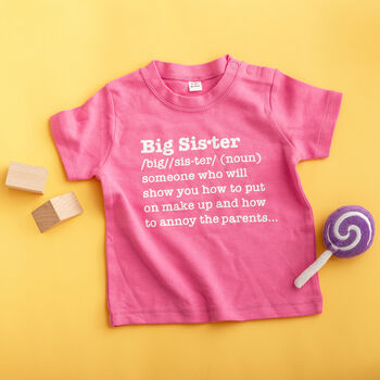 Sisters Definition T Shirt Set, 4 of 8