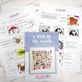 A Walk In The Woods Hand Embroidery Kit, 10 of 12
