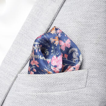 Garden Glimpses Silk Bow Tie, Pocket Square, 5 of 5