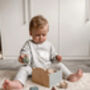 Personalised Wooden Teddy Sorterbox Puzzle Shapes Toy, thumbnail 4 of 7