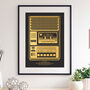 Personalised Favourite Song Music Cassette Player Print, thumbnail 1 of 4