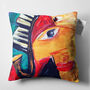 Abstract Jazz Oil Painting Cushion Cover, thumbnail 5 of 7