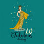 40th Birthday Card For Her ‘Fabulous 40’, thumbnail 2 of 3