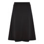 Fit And Flare Black Ponte Skirt, thumbnail 2 of 3