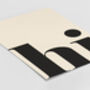 Hi Typography Poster, thumbnail 2 of 6