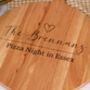 Personalised Family Night Pizza Chopping Board For Home, thumbnail 2 of 5